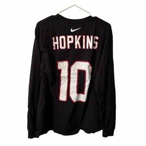 Nike Tee Arizona Cardinals Long Sleeve Shirt Men's Size XL HOPKINS #10 Black